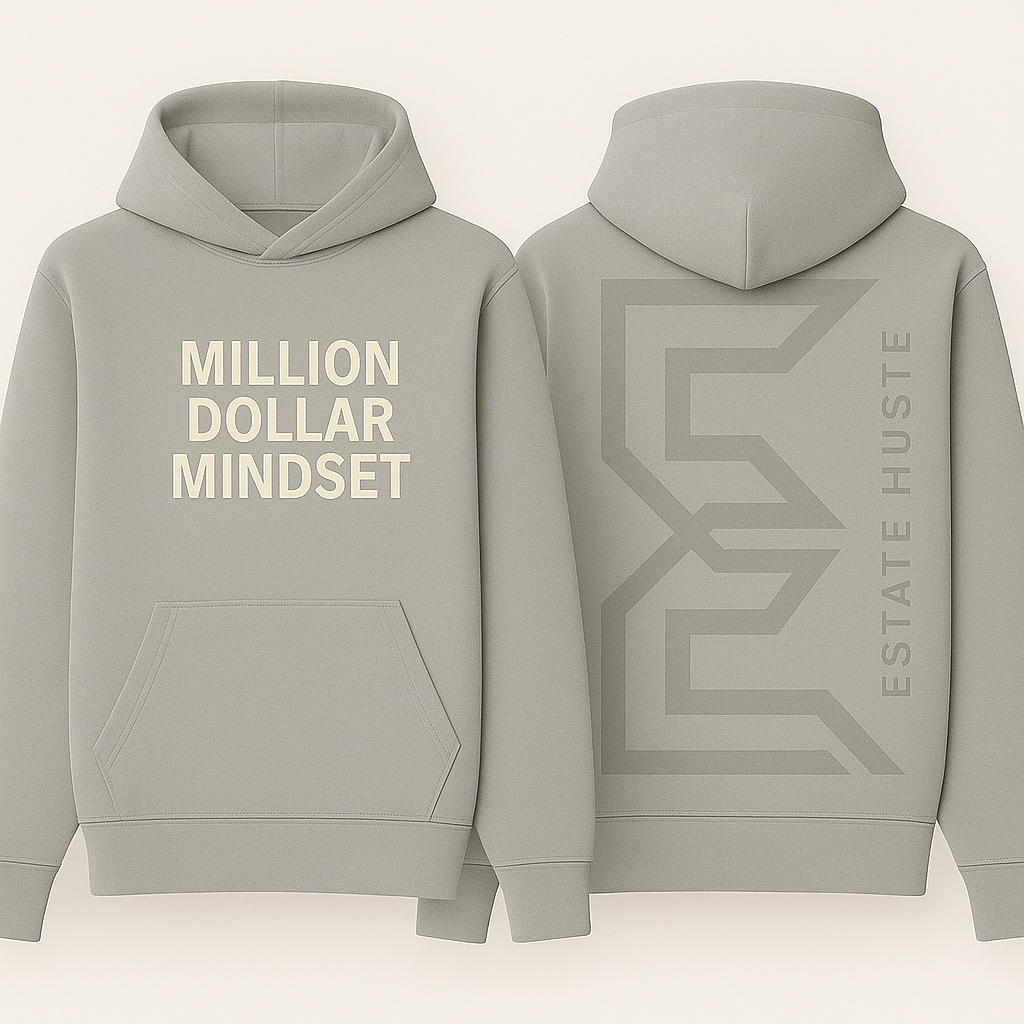 MILLION DOLLAR MINDSET” Hoodie – Estate Hustle