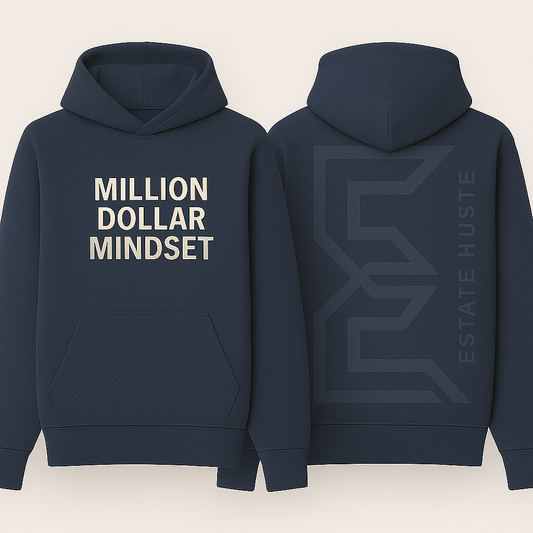 MILLION DOLLAR MINDSET” Hoodie – Estate Hustle