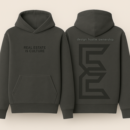 “REAL ESTATE IS CULTURE.” Hoodie – Estate Hustle