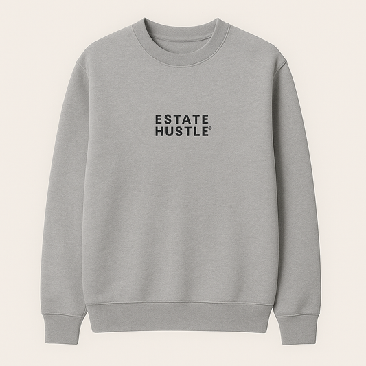 “BUILT FROM EQUITY” Premium Crewneck – Estate Hustle