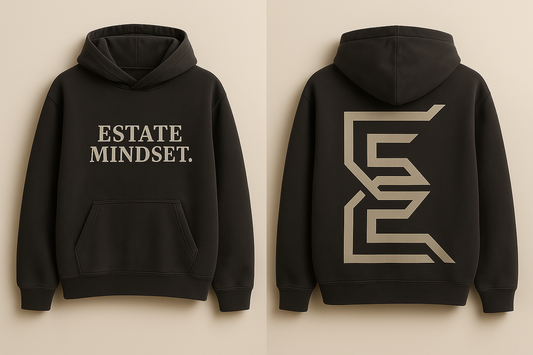 “ESTATE MINDSET.” Premium Hoodie – Estate Hustle®